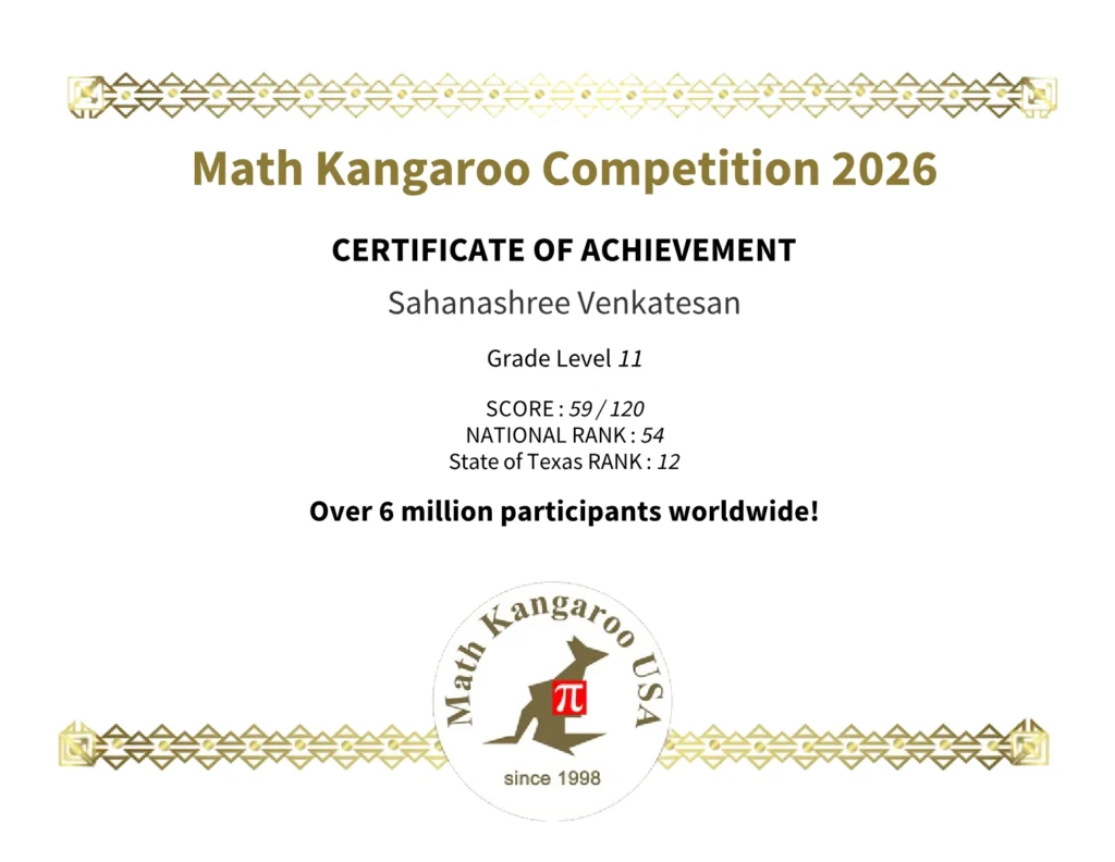 MathKangaroo Grade Level 11 2026