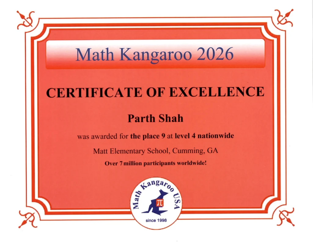 MathKangaroo Level 4 nationwide 2026